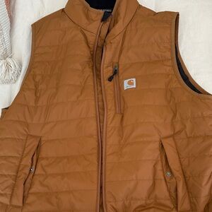 Carhartt Men's Tan Quilted Vest